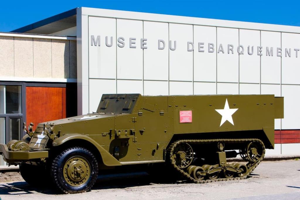 Le Joffre - Studio Sur La Digue En Centre Ville Arromanches-les-Bains Eksteriør bilde